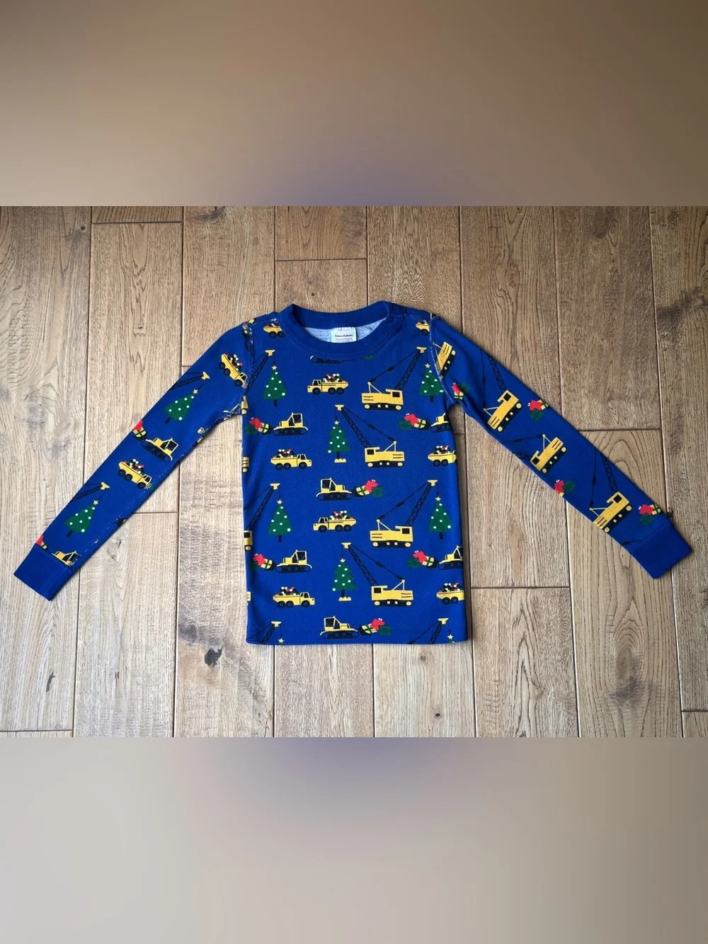 Hanna Andersson Long John Pajama Set in Christmas Crew size 5